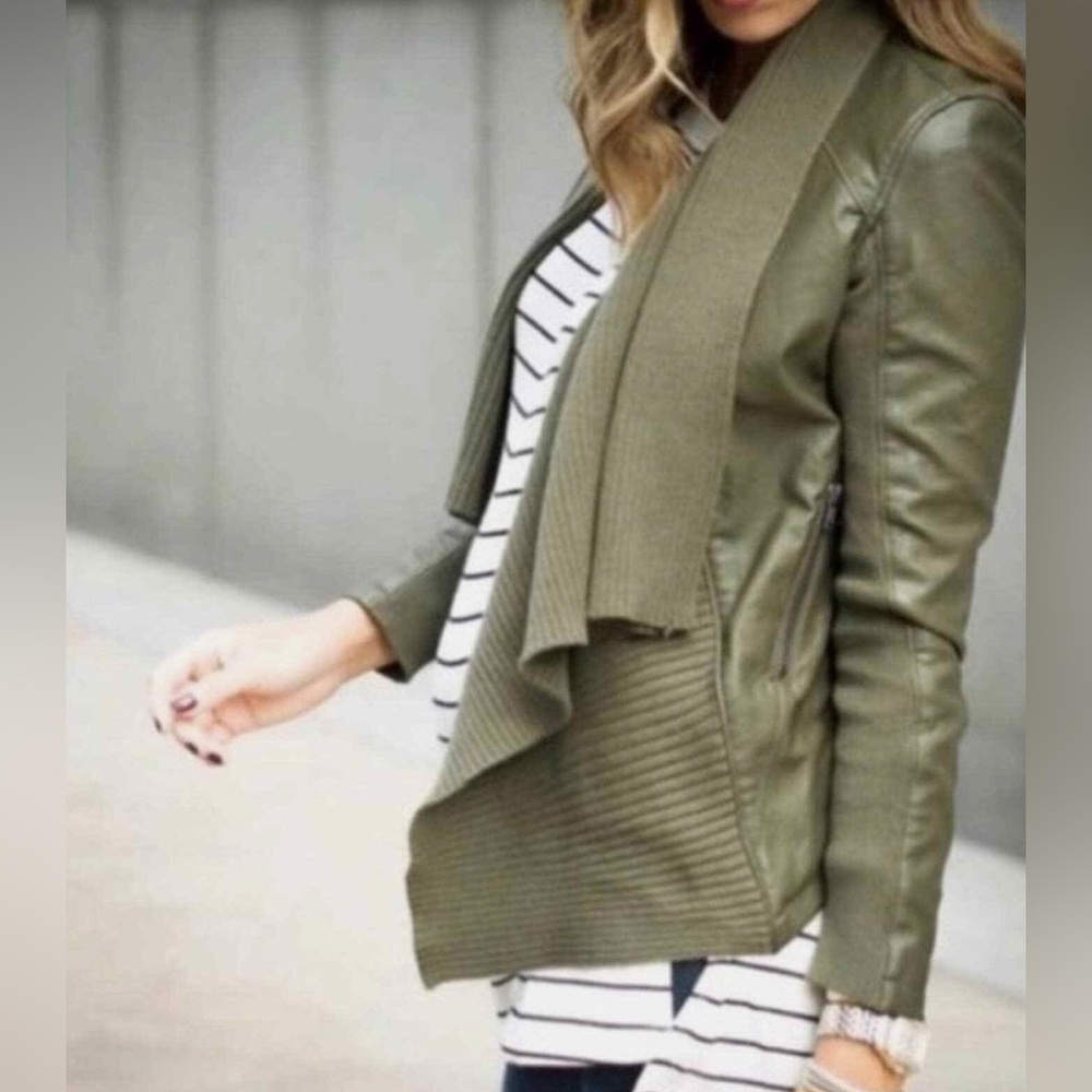 Blank NYC Olive Green Women's Jacket